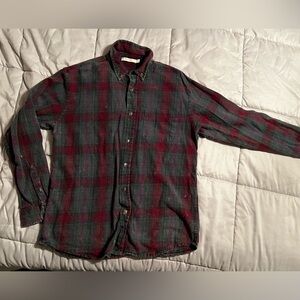 mnml Men’s plaid long-sleeve plaid shirt - brand new, never worn - men size M